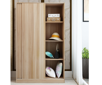 Tủ quần áo 2 buồng gỗ MDF cánh lùa 